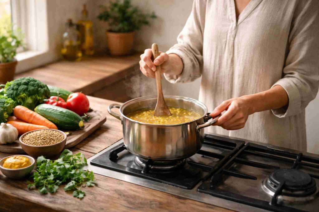 sattvic diet basics kitchen